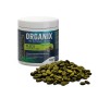 Oase Organix Pleco Veggie Tabs Fischfutter, 250ml Dose mit grünen Futter-Tabs.