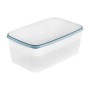 Keeeper Frischhaltedose Franco, 5,4 l, transparent mit blauem Deckelrand.