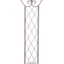 Braune DELUKE Vogeltränke PAUL aus Eisen, 81cm hoch, für Garten und Terrasse.