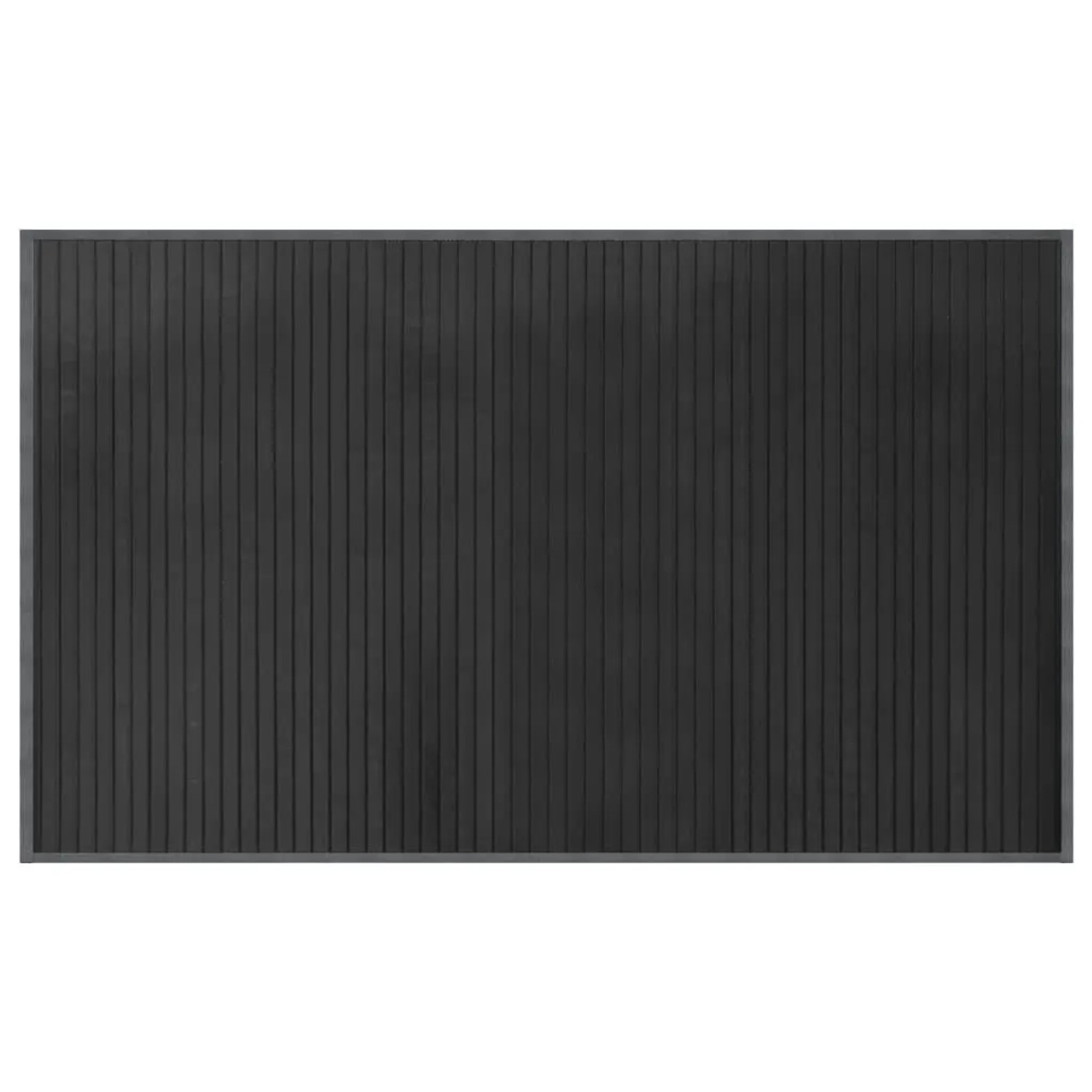 vidaXL Teppich Rechteckig Grau 60x100 cm Bambus 376832 günstig online kaufen