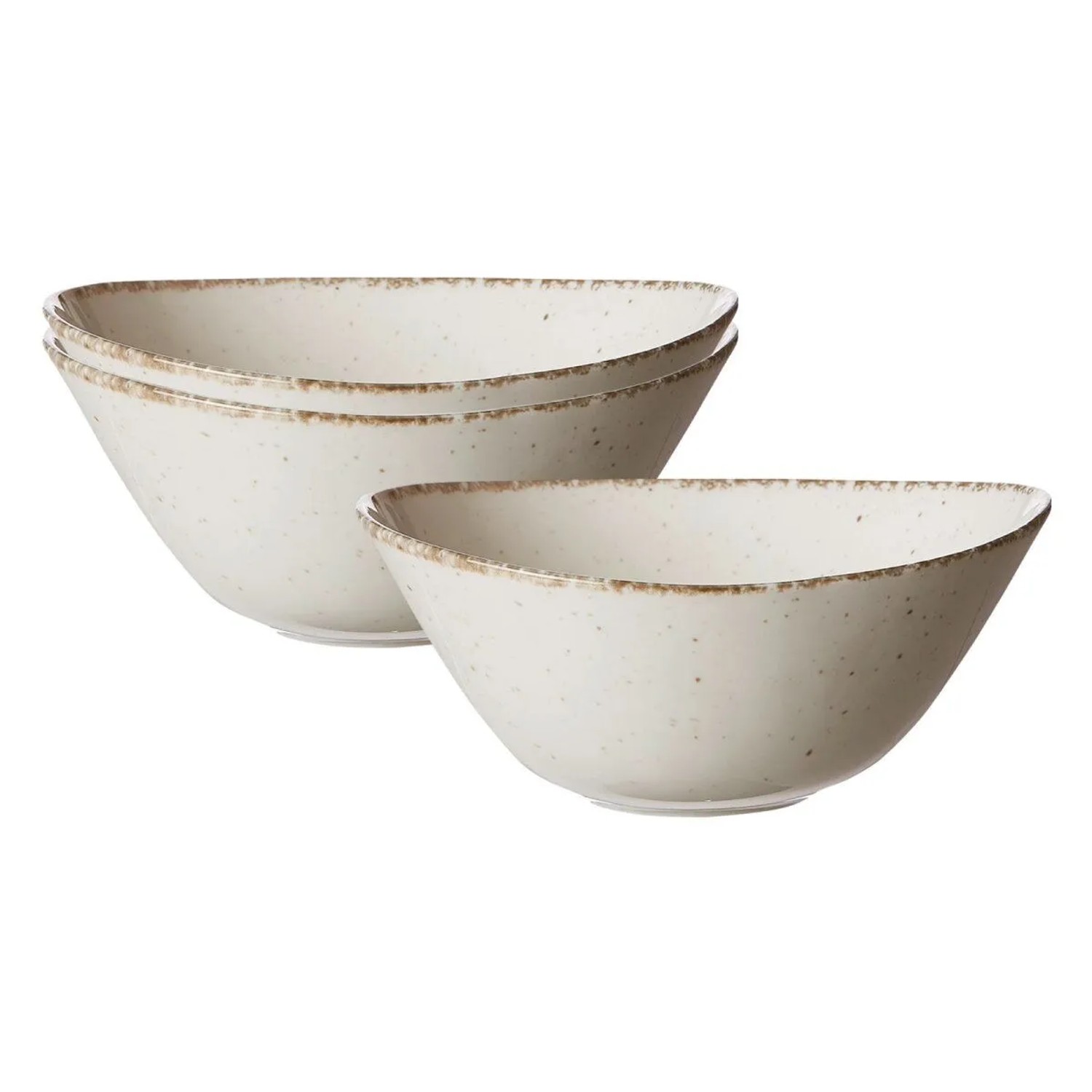 Ritzenhoff & Breker Casa Servierschale Oval 3er Set Creme