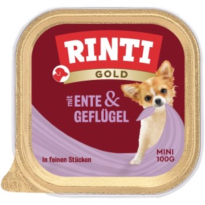 Rinti Hunde-Nassfutter Gold Mini Huhn und Gans 100 g