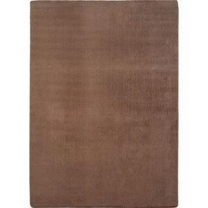 Ayyildiz Kurzflorteppich Joy, 60x100 cm, Mocca: Moderner Teppich mit weicher Oberfläche.