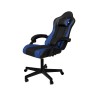 Juskys Gamingstuhl HyperSeat, schwarz/blau, Bürostuhl mit Kunstleder, verstellbare Rückenlehne.