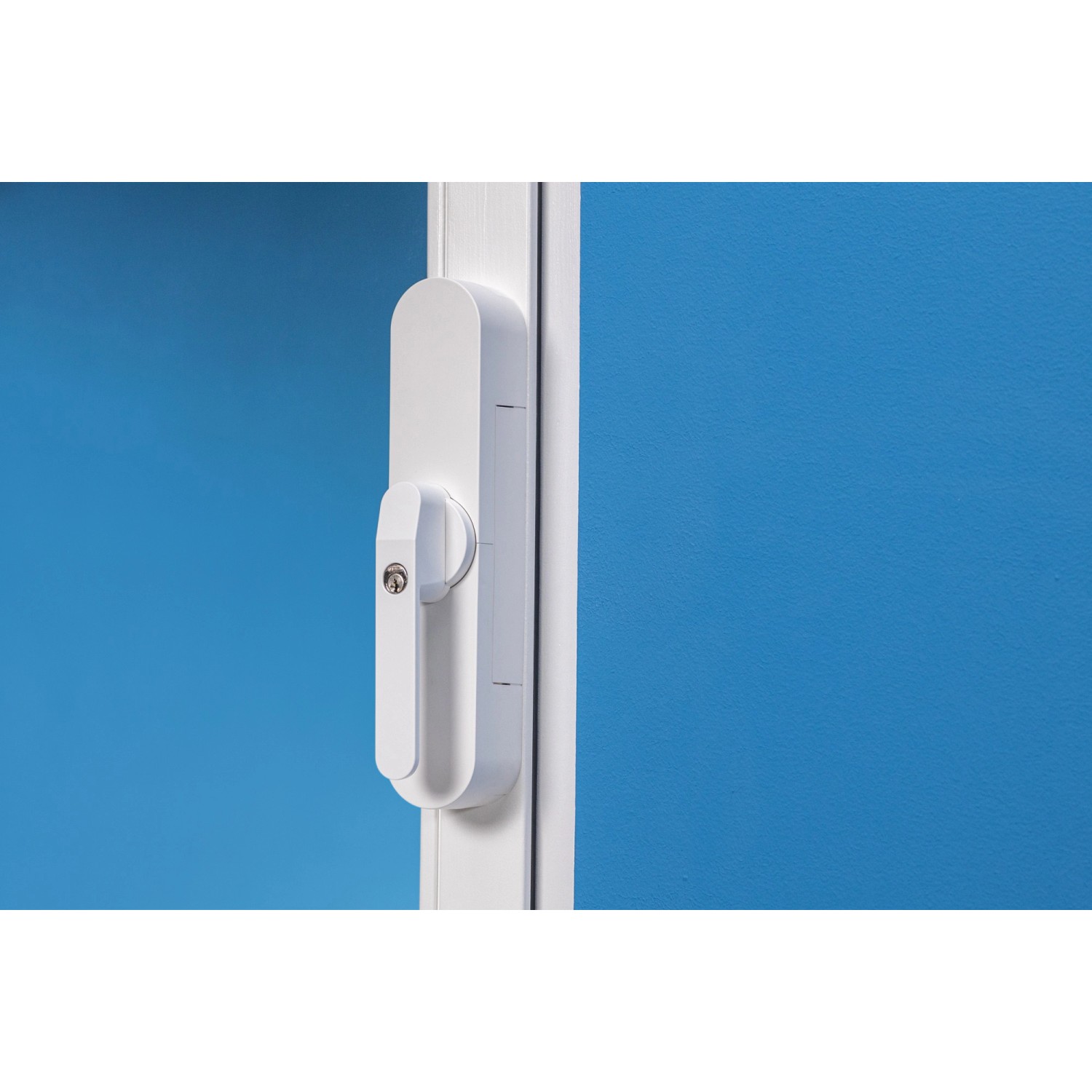 Abus Wintecto One FCA4100 W Fensterantrieb in Weiß für erhöhte Fenstersicherheit.