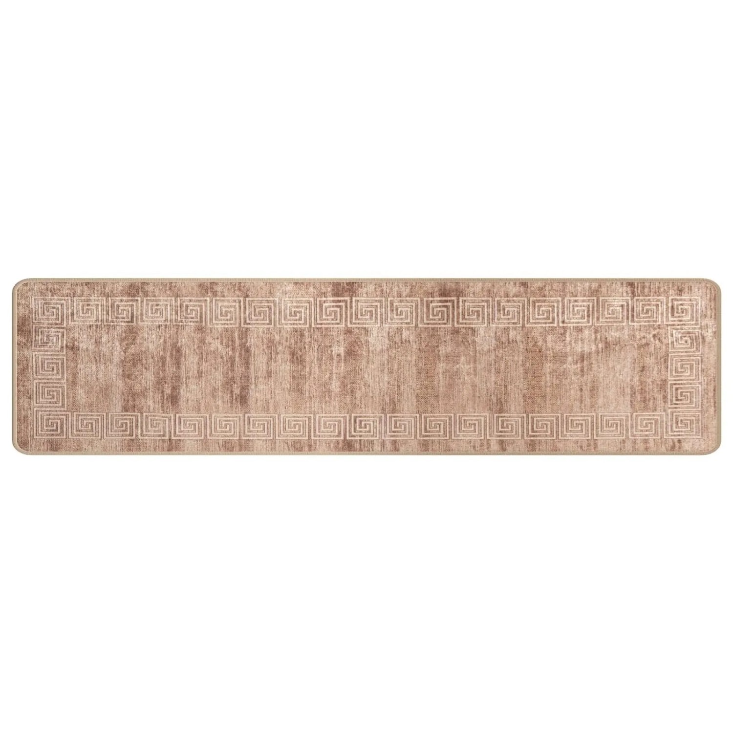 vidaXL Teppichläufer MARSA Weiß 50 x 350 cm Polyester und PVC 42023305