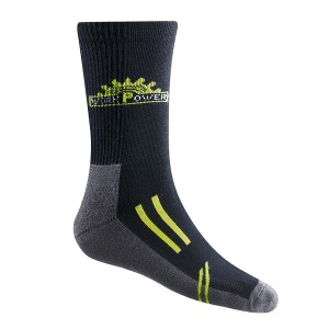 Workpower Multifunktionssocke Gr. 43/46 in Schwarz-Gelb für hohen Tragekomfort.
