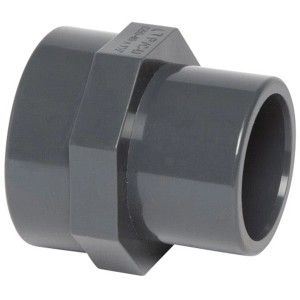 Steinbach PVC Übergangsmuffennippel für Pool Verrohrung, Klebemuffe und Innengewinde.