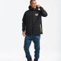 Schwarze Cat Winterjacke Tech Hybrid für Herren, wasser- und windabweisend.