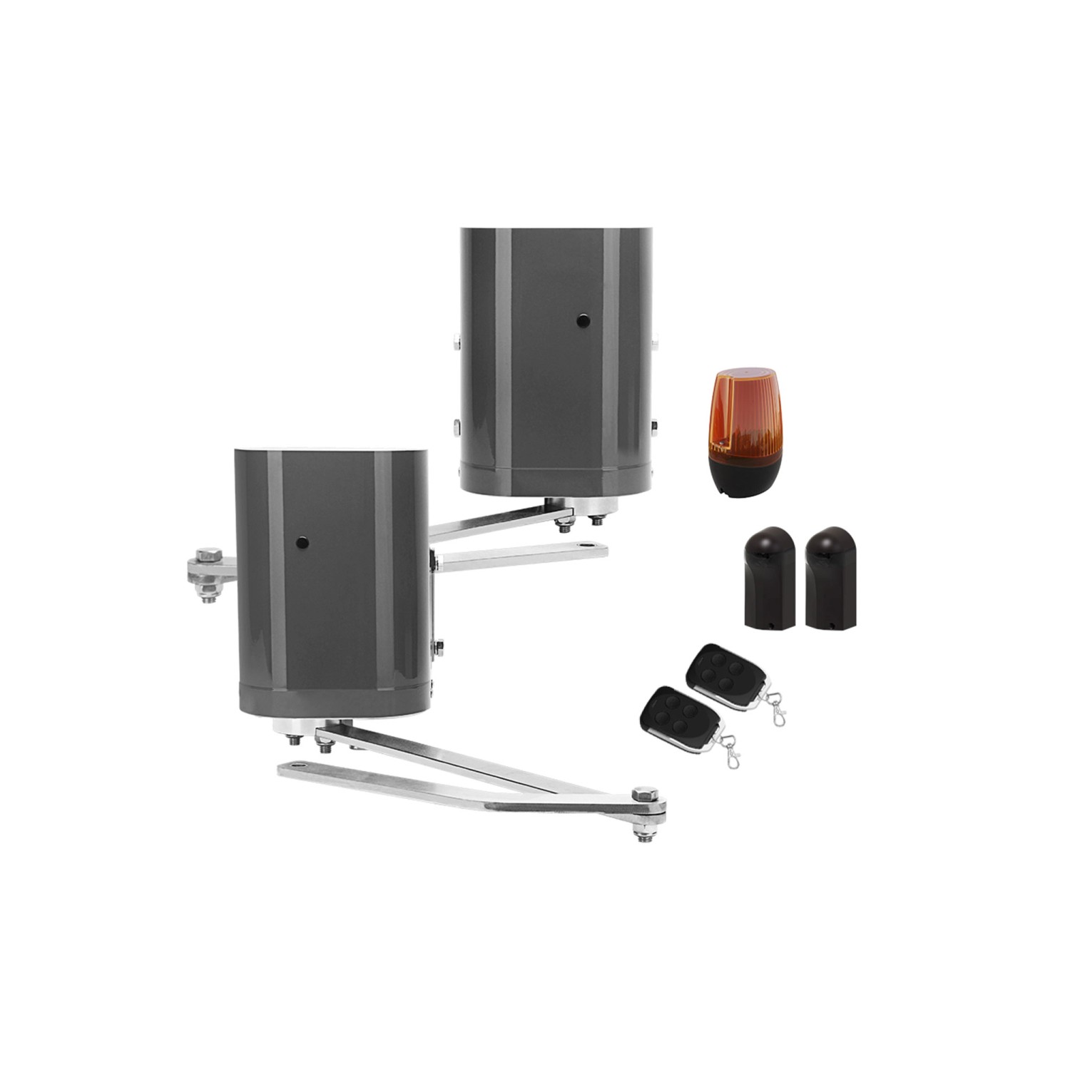 Casanoov Drehtor Sunny 350x120cm Aluminium & Bunker B500 Motorisierung_24