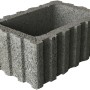 Grauer Pflanzstein (60x40x25 cm) für Mauern und Hangbefestigung.
