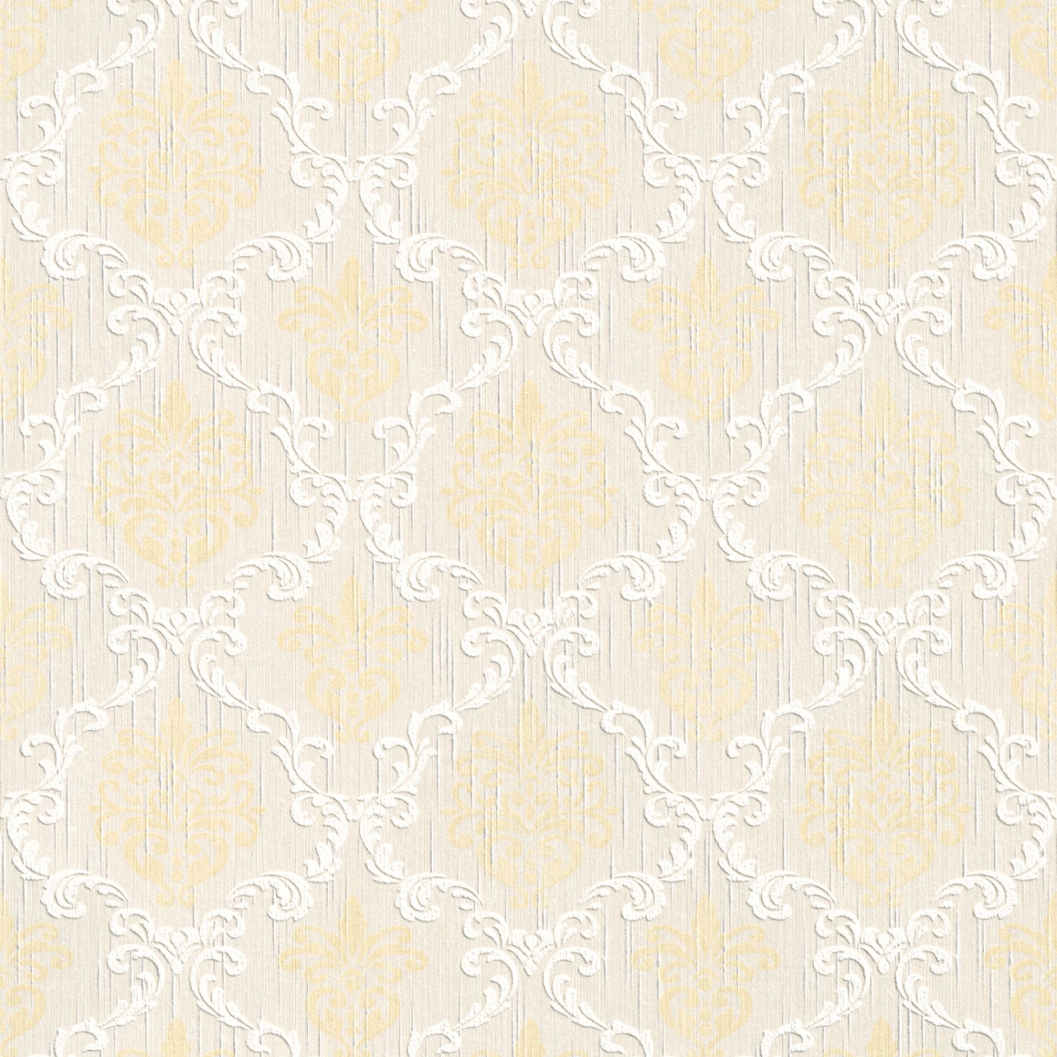 Bricoflor Ornament Vliestapete in Creme Rose Helle Vlies Textiltapete Elegant für Schlafzimmer und Esszimmer Barock Vlie