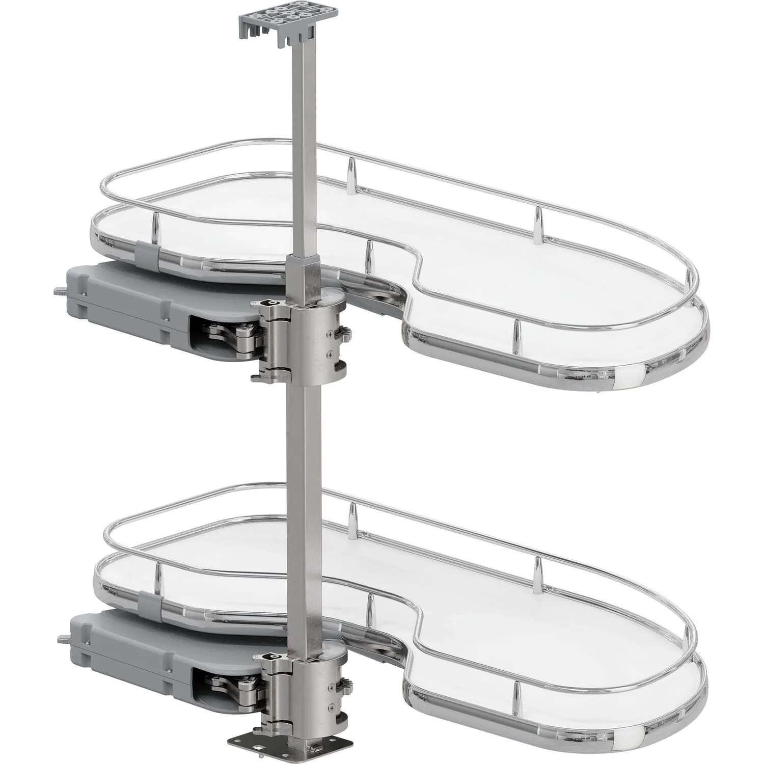 Vauth-Sagel Eckschrankauszug Cornerstone Maxx Planero Korpusbreite 800 mm Rechts Weiß Chrom