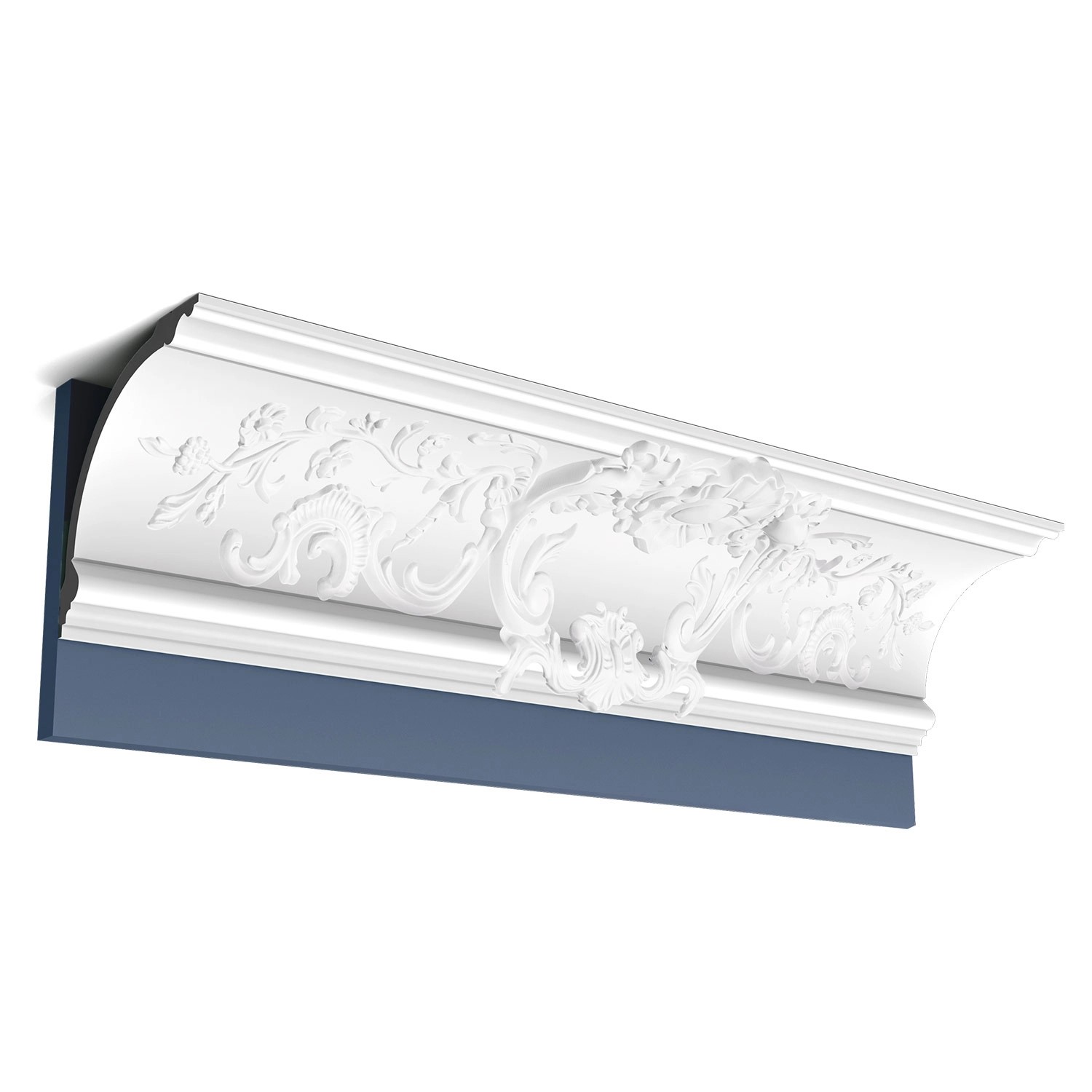 ORAC DECOR C338A LUXXUS Eckleiste Zierleiste Stuckleiste Deckenprofil Weiß 2 m 200 cm x 18,4 cm x 18,4 cm Weiß