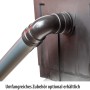 Detailaufnahme Heissner Durchlauffilter-Set: Schlauchanschluss am Teichfilter.
