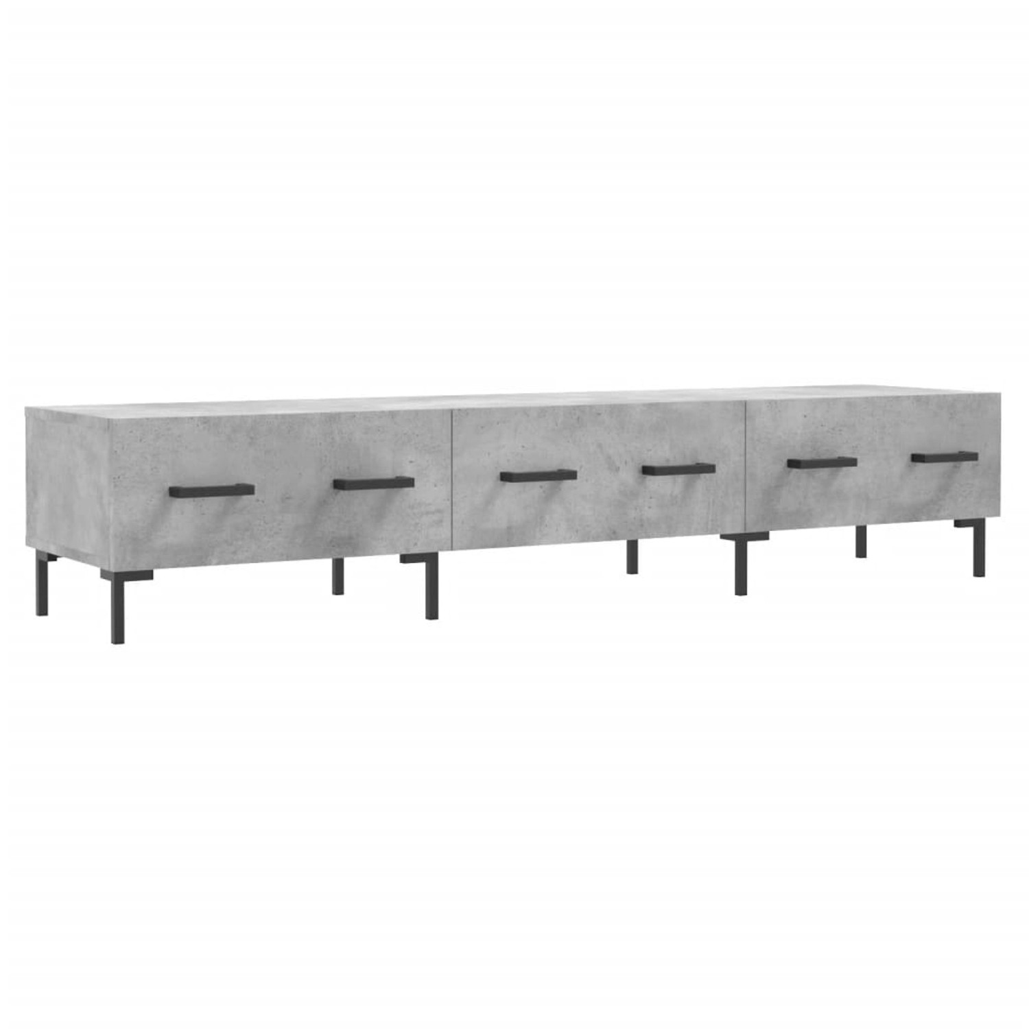 VidaXL TV-Schrank Betongrau 150x36x30 cm Holzwerkstoff  Modell 1 günstig online kaufen