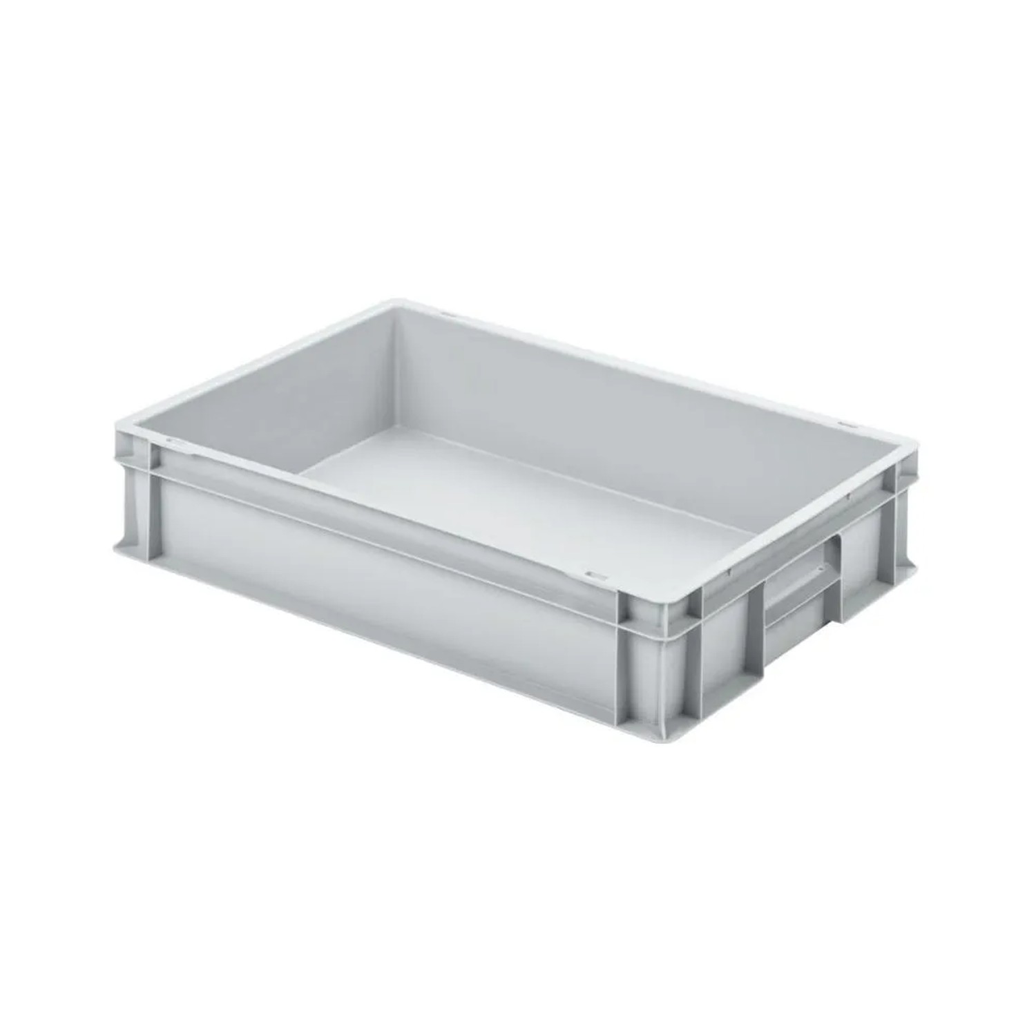 Contenitore Euro 80x60x12 Cm – Plastica Resistente, Impilabile, Per Trasporto E Magazzino