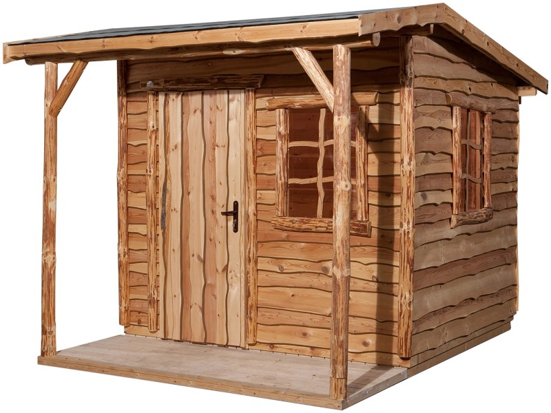 Weka Holz-Gartenhaus Satteldach Unbehandelt 331 cm kaufen bei OBI