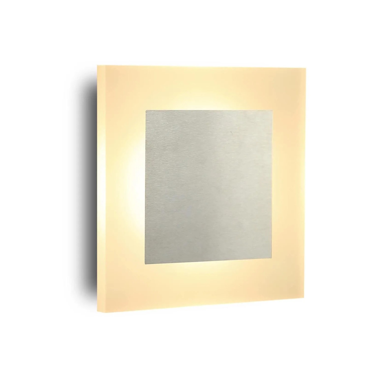 NETTLIFE LED Wandleuchte aus Eisen und Acryl L16cm Schwarz