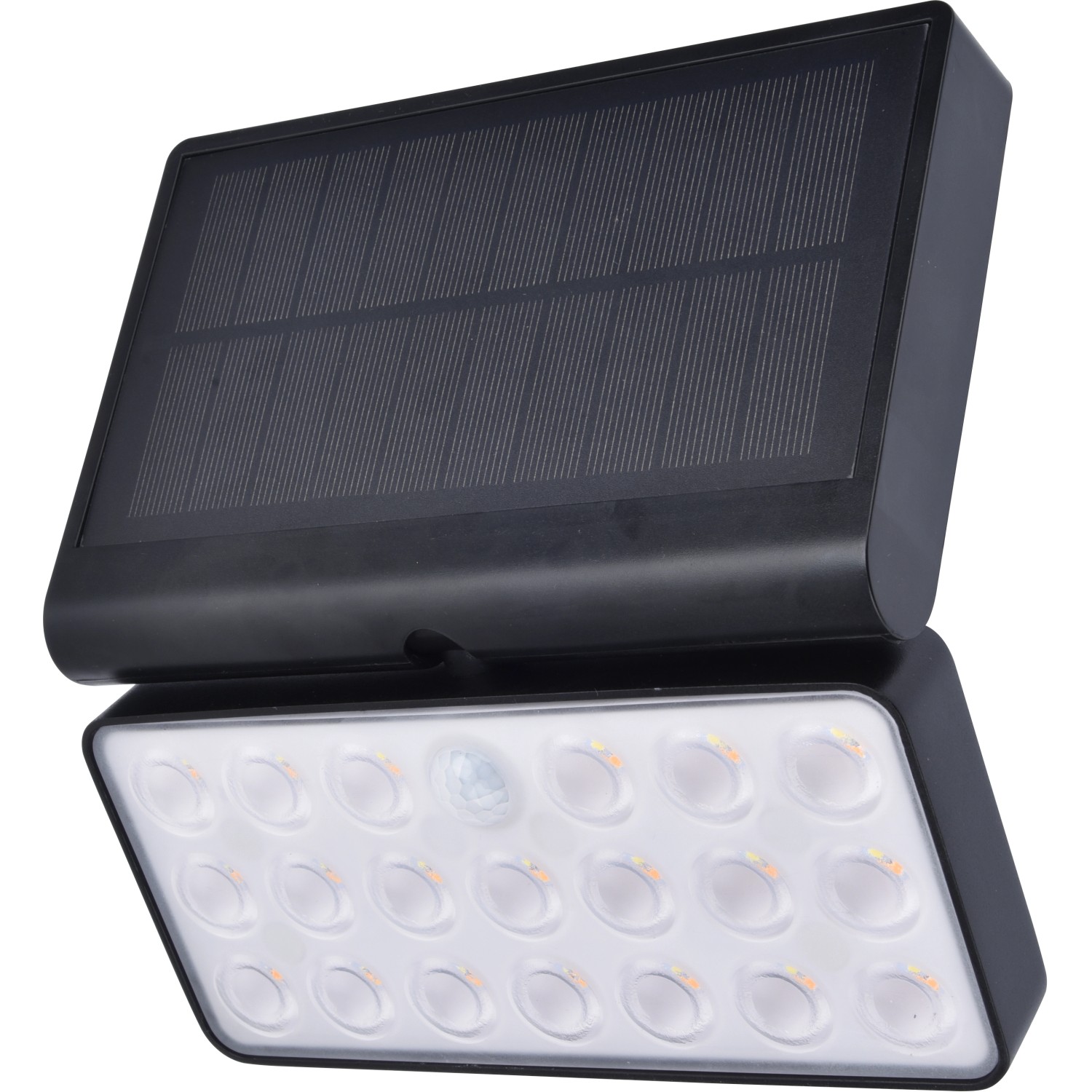 Lutec LED-Solar-Außenwandleuchte Tuda Connect 1.000 lm 19,2x11,1x18 cm Schwarz