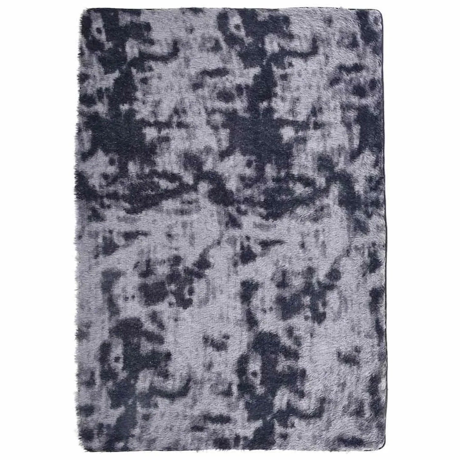 vidaXL Teppich Shaggy Hochflor NAVARRA Dunkelgrau 120x170 cm Polyester 4102 günstig online kaufen