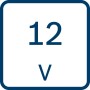 Symbol für 12V Akku-System von Bosch Professional