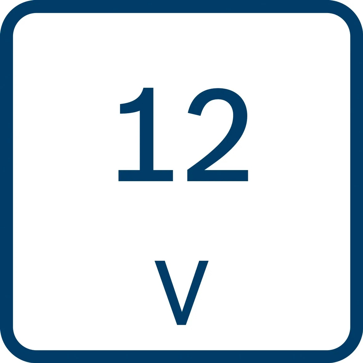 Symbol für 12V Akku-System von Bosch Professional