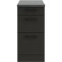OPTIFIT Madrid420 Küchenunterschrank, 40 cm breit, Anthrazit Matt mit Schublade und Auszügen.