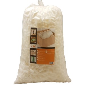 Sack mit Flo-Pak Verpackungschips, 90 Liter Füllvolumen, zum Polstern in Umzugskartons.