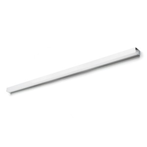 Rendl Levia LED Wandleuchte 120 cm in Chrom, schlankes Design, IP44 Schutz, ideal für Badezimmer.