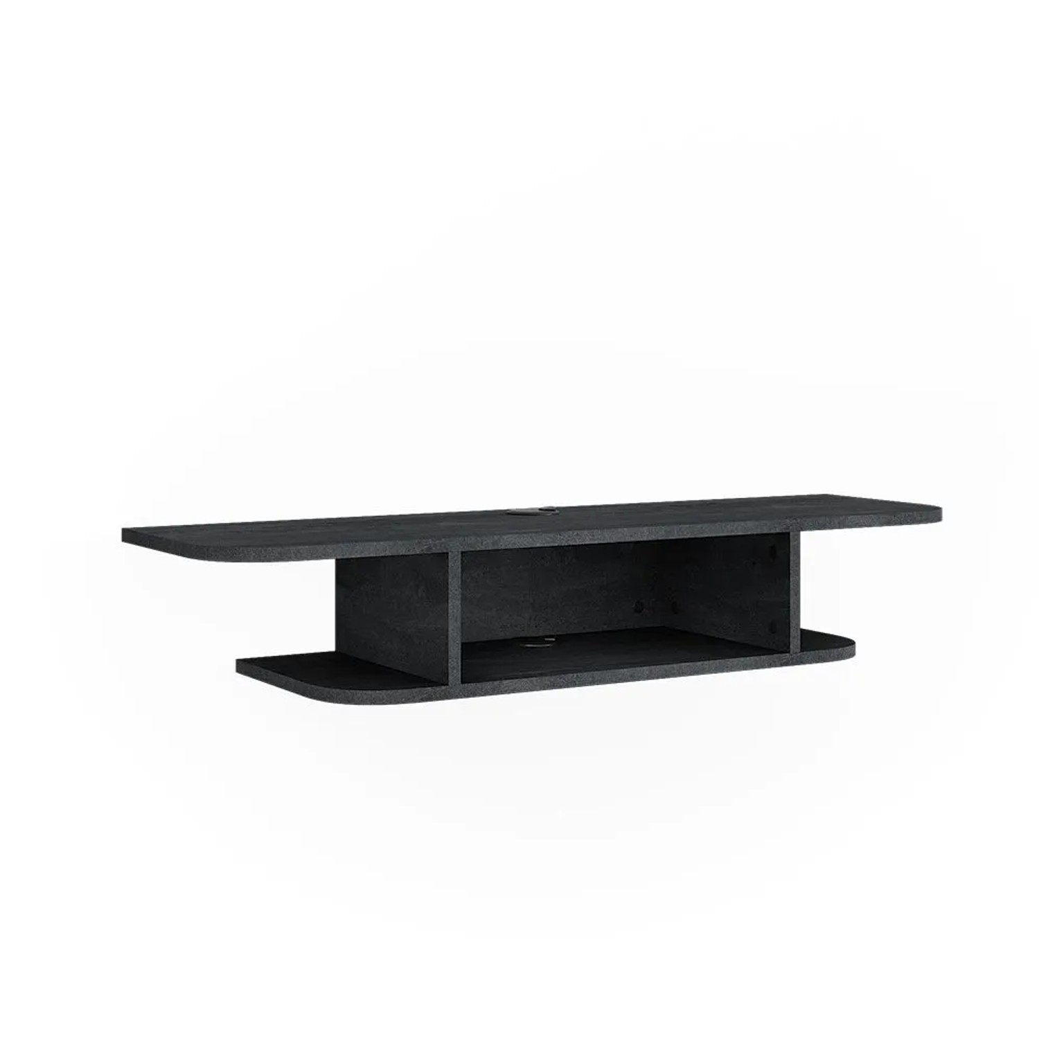 Vicco Tv-Schrank Lorio Schwarz Beton 105 x 18 Offene Fächer