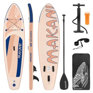 ECD Germany Stand Up Paddle Board Makani apricot, 320cm, mit Zubehör.