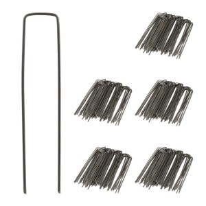 Relaxdays Erdanker Stahl Anthrazit U-Form 15 cm 10 g im 250er Set