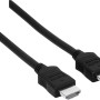 Schwarzes Hama High Speed HDMI Kabel, Stecker auf Stecker, 5 m Länge für Computer & Multimedia.