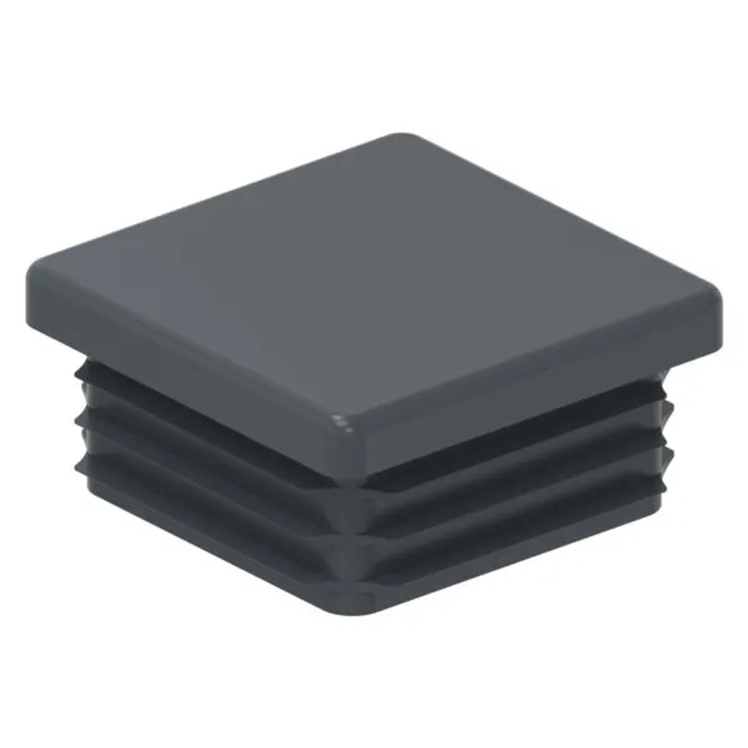 FeNau Einsteckkappe Kunststoff Für Quadratrohr 40 X 40 mm Wandstärke 1,0-3,0 mm RAL 7016