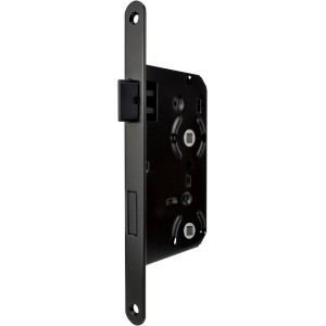 Bever Badezellenschloss, DIN links, schwarz, für Badezimmertüren.