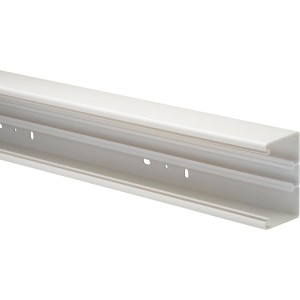 Gewiss Brüstungskanal, 70x100/80, Alpinweiß, 8m, aus PVC, für die Installation von Elektroleitungen.