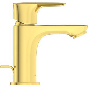Ideal Standard Connect Air Waschtischarmatur Piccolo in gebürstetem Gold.