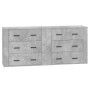 vidaXL Sideboards 2 Stk Betongrau Holzwerkstoff 3185411