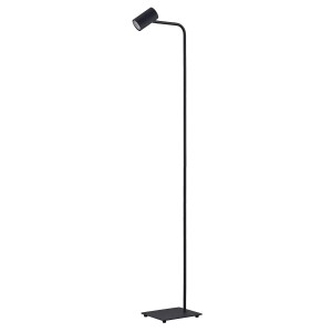 Lindby Stehlampe Sanad 9627391 Modern in Schwarz aus Metall 1-flammig GU10 Wohnzimmerleuchte