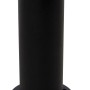 Schwarze QAZQA Außenleuchte Sfera, 50 cm hoch, für Garten und Terrasse.