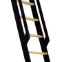 Minka Raumspartreppe Strong, Fichte/Anthrazit, 8 Stufen. Innentreppe für wenig Platz.