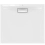 Rechteckige, flache, weiße Ideal Standard Duschwanne Ultra Flat New, 90x80 cm.