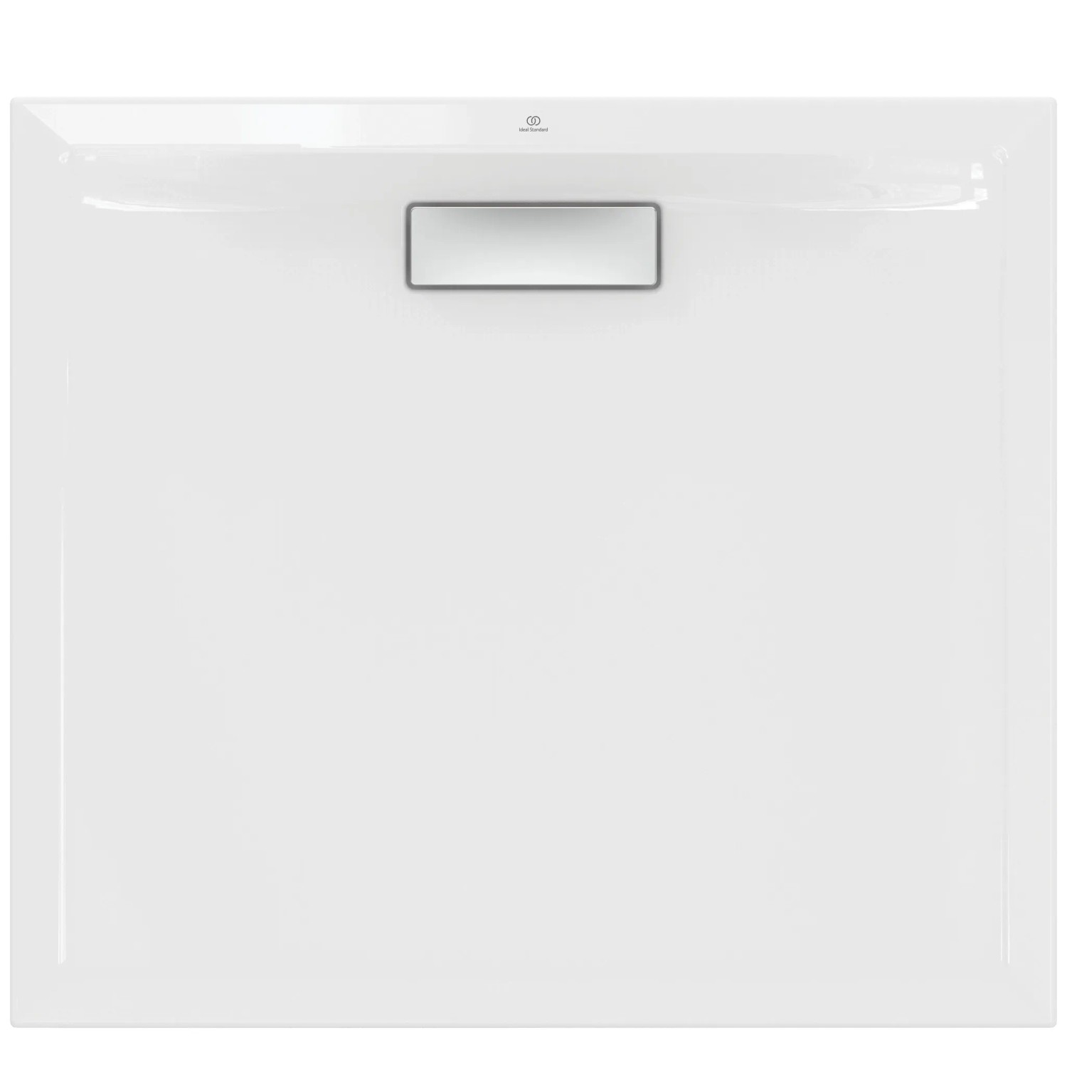 Rechteckige, flache, weiße Ideal Standard Duschwanne Ultra Flat New, 90x80 cm.