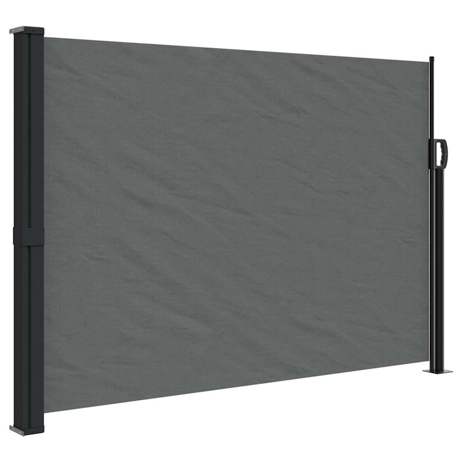 furnicato Seitenmarkise Ausziehbar Anthrazit 140x500 cm günstig online kaufen