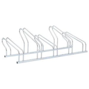 vidaXL Fahrradständer für 5 Fahrräder Freistehend Verzinkter Stahl 4005576