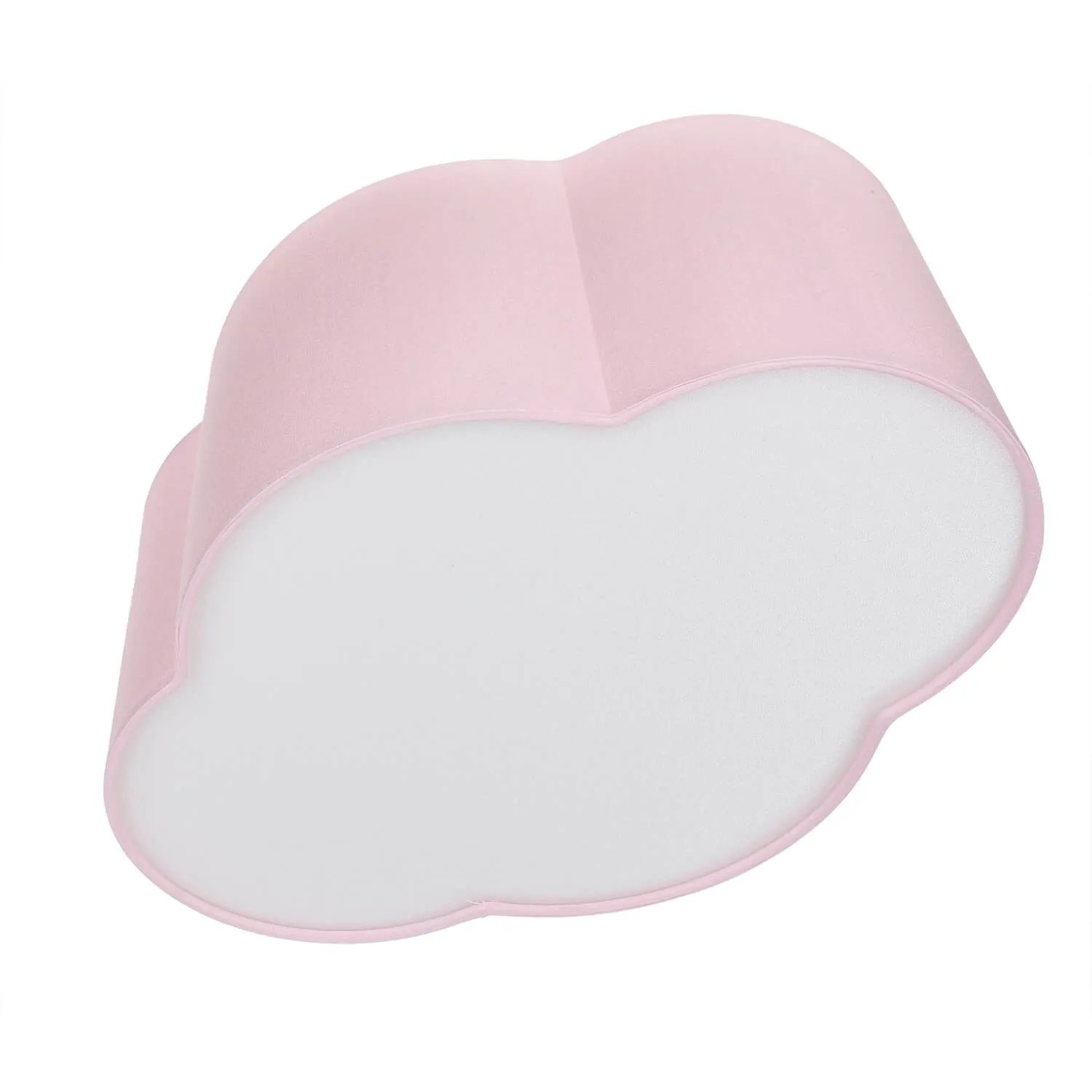 EASYLIGHT Kinderzimmerleuchte Decke Metall Stoff Rosa 2x E27 Wolke