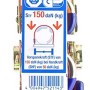 Blauer Conacord Spanngurt Pro, 5 m lang, mit Ratsche und 2 S-Haken, geeignet für Lasten bis 500 kg.