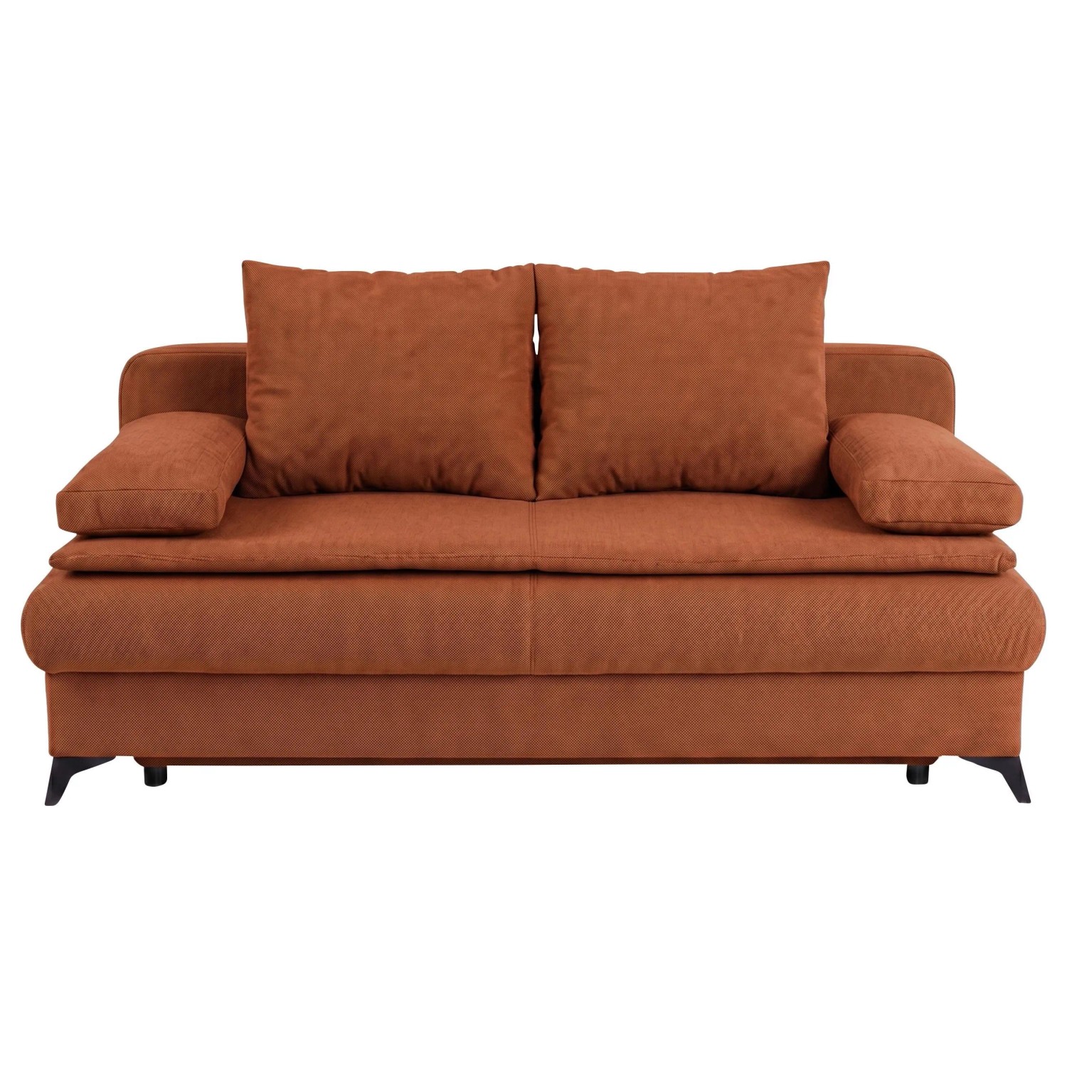 Based Schlafsofa Ken Orange/Rostfarben