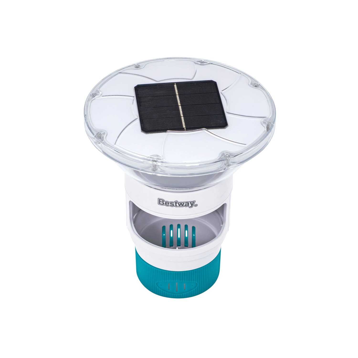 Bestway Chemikaliendosierer Solar Glow Solarbetriebenes LED-Licht Ø 18 x 21,5 cm